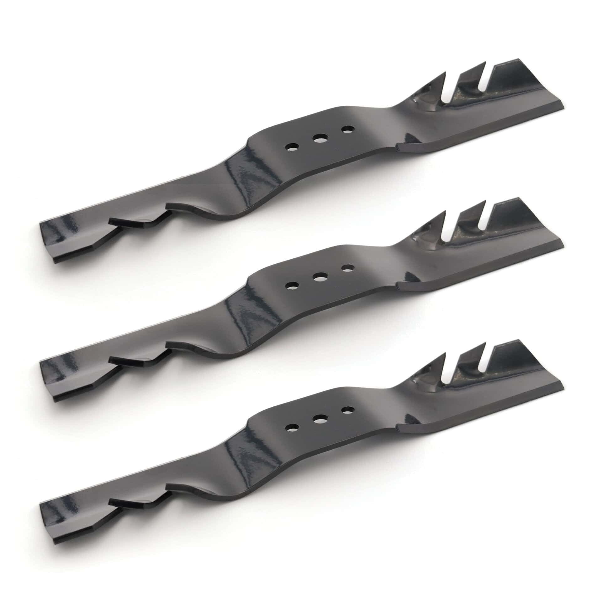 - 3 lame To the South® 35,8 cm 3 in 1 per Husqvarna (Rider), Jonsered, McCulloch, Partner e Zenoah, 94 cm - Set di 3 coltelli
