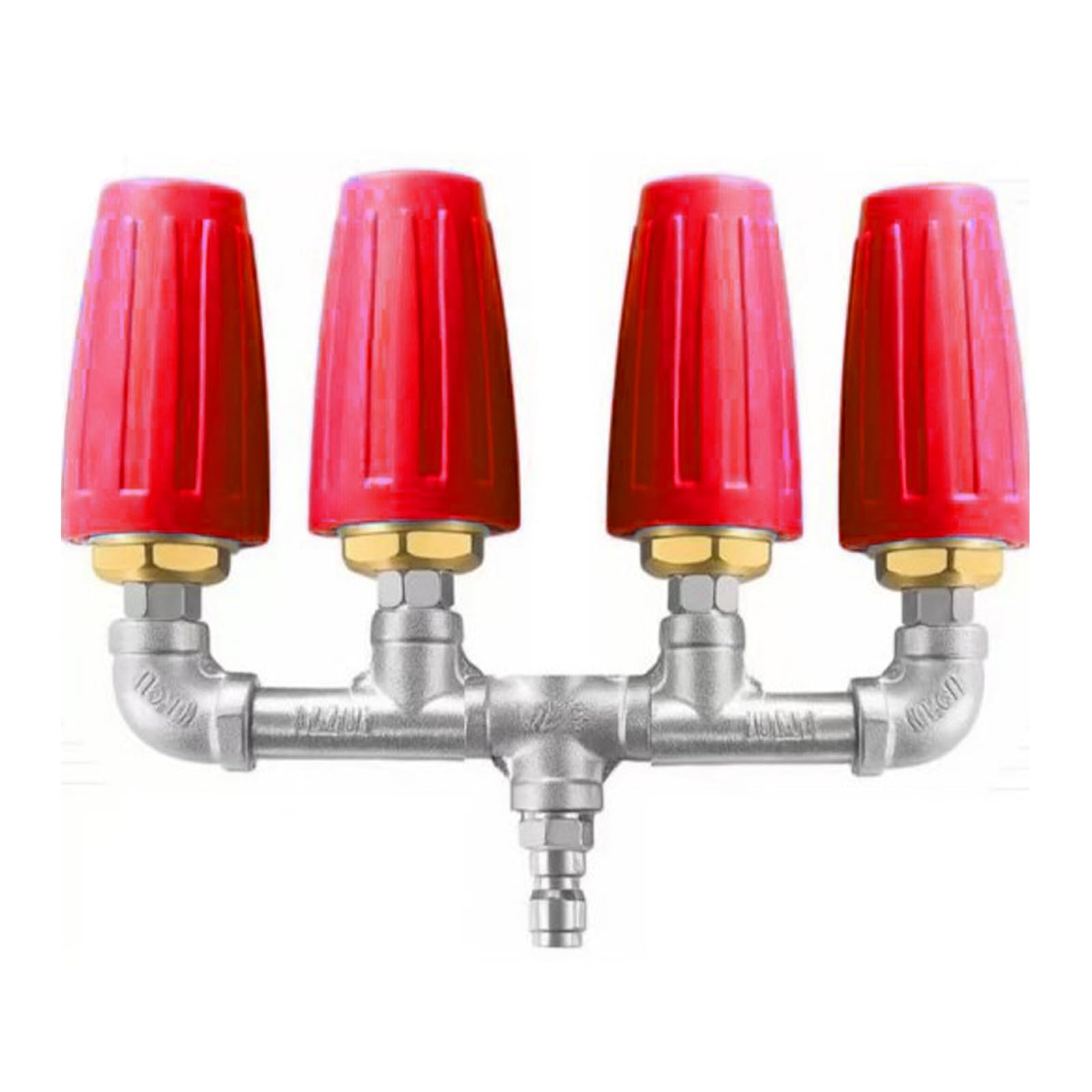 Rotating Sprayer 4Head Nozzle for 1 / 4Inch Pipe Joints Efficient Irrigation Industrial Applications Rotating Sprinkler