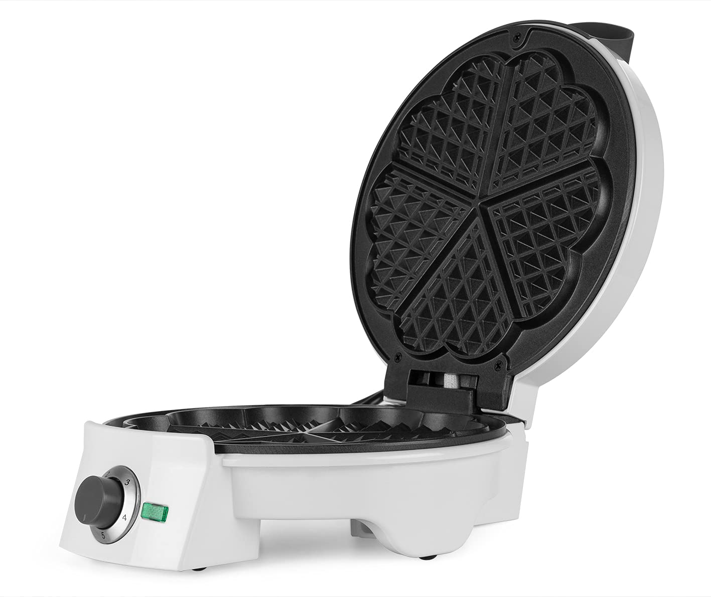 Orbegozo WL 1500 - Gofrera, calentamiento rápido, placas antiadherentes, asa tacto frío, indicadores luminosos, 1000 W