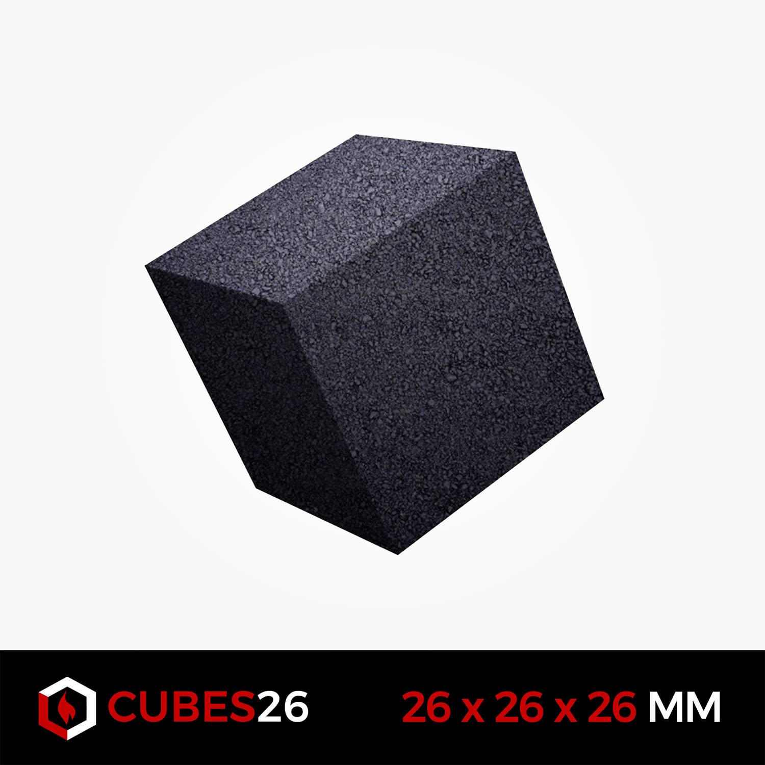 BLACKCOCO’s Shisha Kohle 20 kg – Premium Kokoskohle Naturkohle für Shisha & Grill – Cocos Grillkohle mit Langer Brenndauer – ohne Zusätze - CUBES26