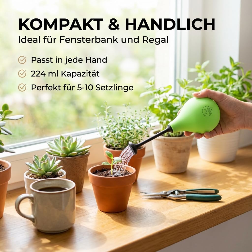 Ballbrause Anzucht 224ml - Schonende Ballonbrause ideal fr Bonsai,  empfindliche Pflanzen und Stecklinge - Made in Germany : Amazon.de: Garten