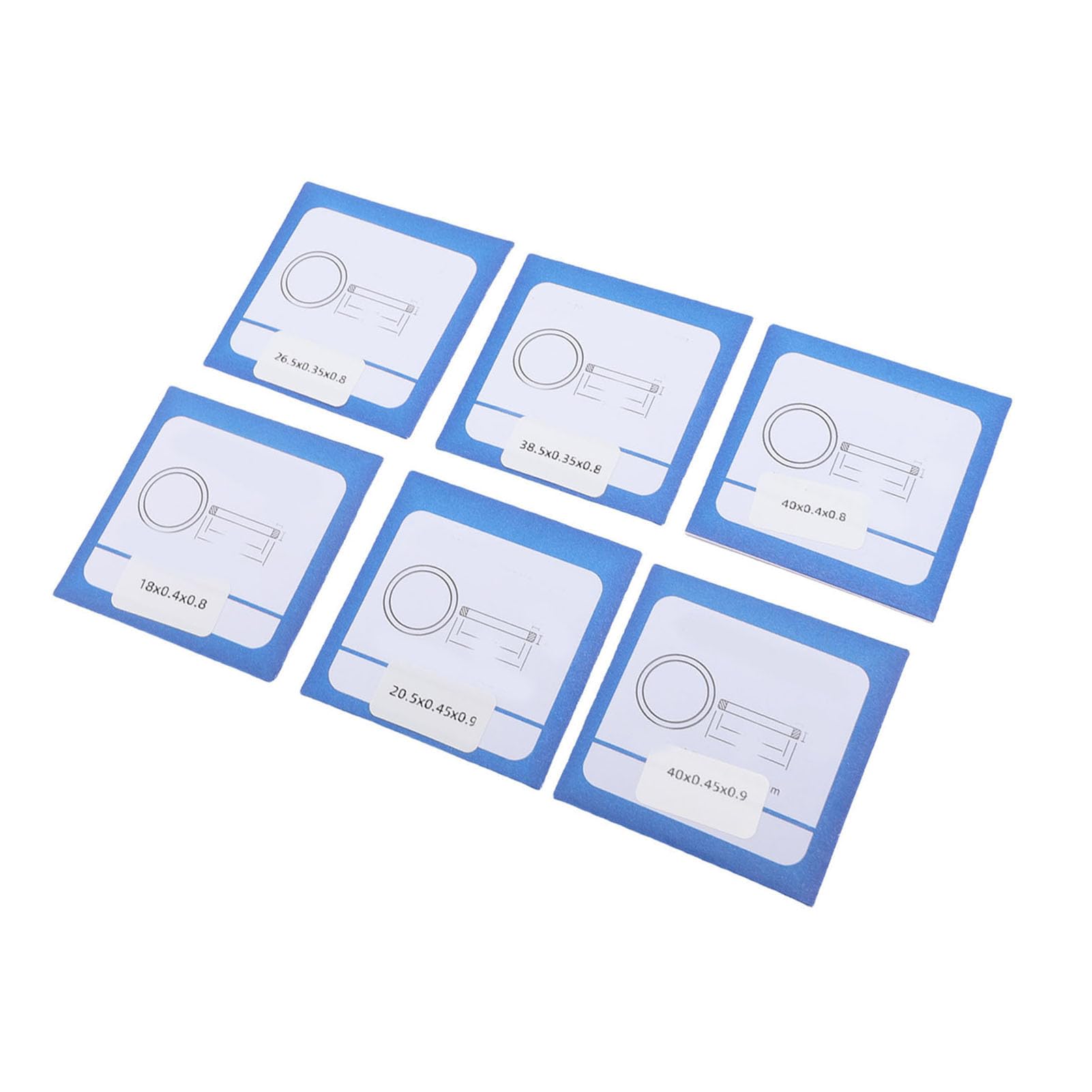 Omabeta Guarnizioni in Gomma per Anelli di Tenuta per Orologi da 135 Pezzi per Manutenzione di Riparazione Impermeabile, O-ring Essenziali per Orologiai e Appassionati di Fai da Te