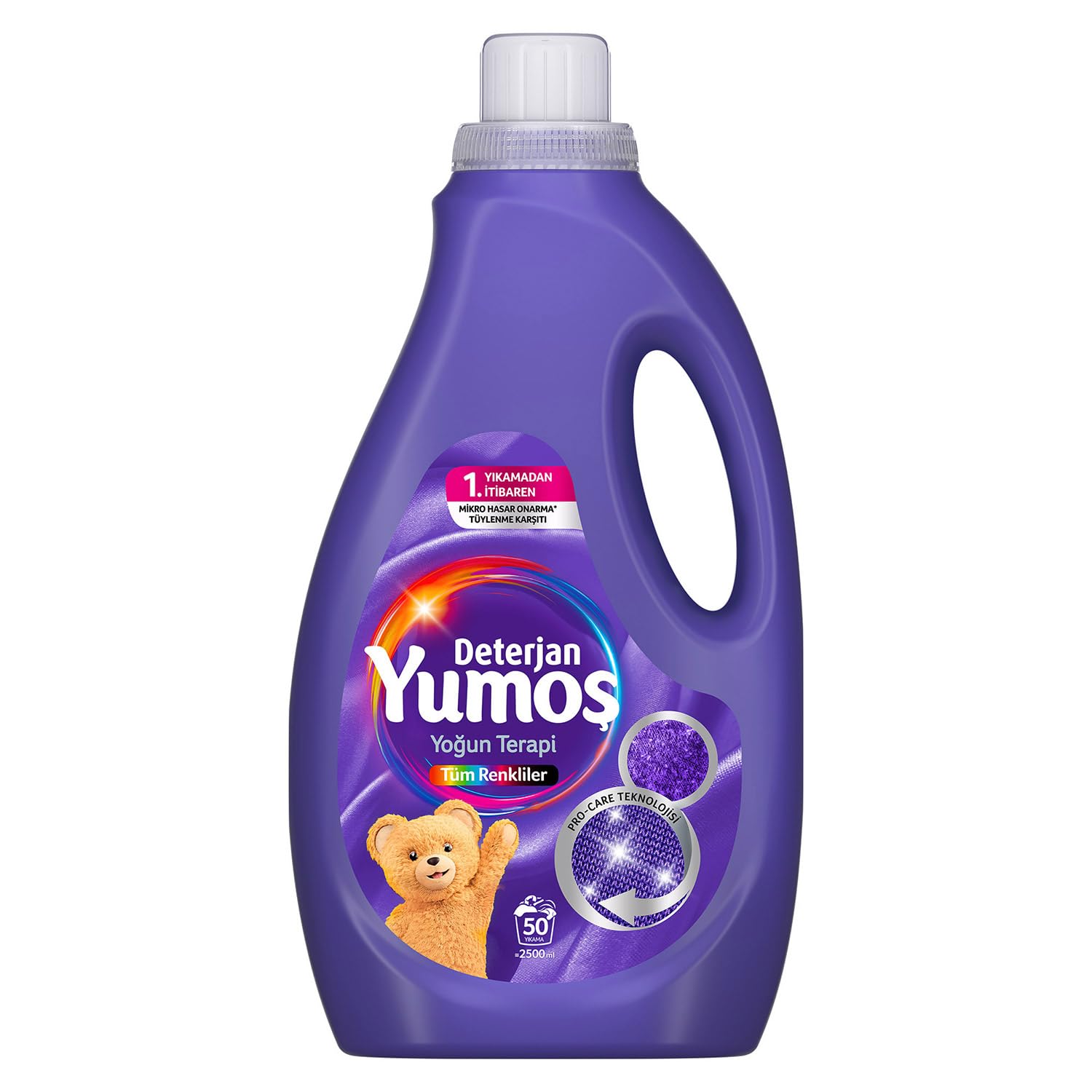 Yumoş Sıvı Bakım Deterjanı Tüm Renkler 50 Yıkama 2500 ml