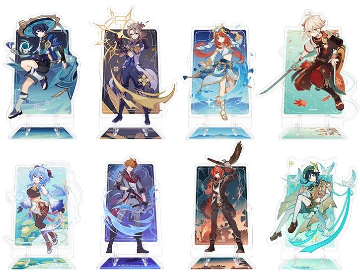 Amazon.co.jp: 原神 公式グッズ 正規品 七聖召喚シリーズ アクリル