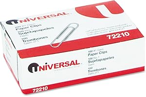 Universal 72210BX Smooth Paper Clips