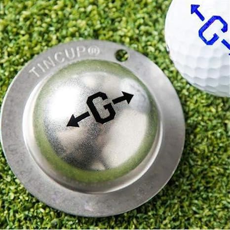 Review Tin Cup Golf Ball Custom Marker Alignment Tool,Stainless Steel Golf Marker