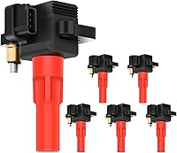 Vista 29 de Paquete de bobinas de bobina de encendido SCITOO compatible con Nissan Versa 1.8L 2007-2012 para Versa 1.6L 2009-2012 para FX50 5.0L 2009-2013 UF549