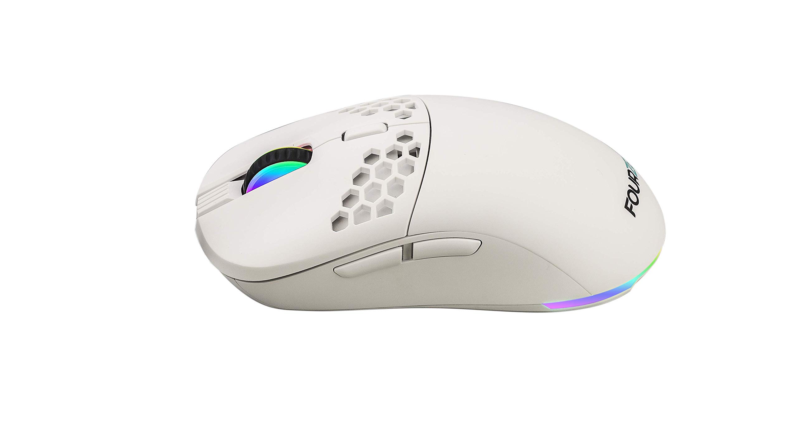 GM900 - Mouse da gioco ad alte prestazioni, colore: Bianco | Pixart 3385 Wireless Gaming Mouse | Mouse wireless | Sensore 800 – 16000 DPI | Illuminazione RGB PC/Mac – Confezione EU