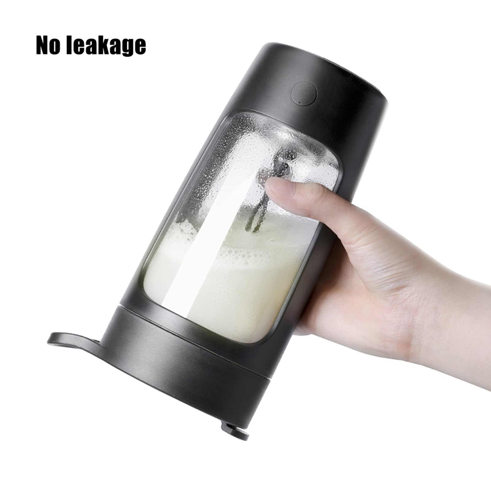 FLEXMAN Bouteille Shaker Électrique, Chargeur USB 650 ml, Mélangeur de Protéines Portable, Tasse de Mixage Pratique Polyvalente pour la Cuisine à la Maison, les Jus, le Lait (Noire)