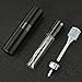 LISAPACK 8ML Atomizer Perfume Spray Bottle for Travel, Empty Refillable Cologne Dispenser, Portable Sprayer for Men and Women (Gloss Black)