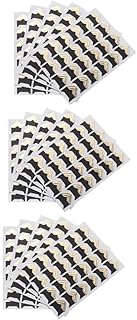 COHEALI 45 Folhas Cantos De Montagem De Fotos Scrapbook Preto Foto Álbum De Fotos Autoadesivo Adesivos De Montagem De Fotos Cantos Álbuns De Recortes De Fotos Cantos De Fotos Autoadesivos