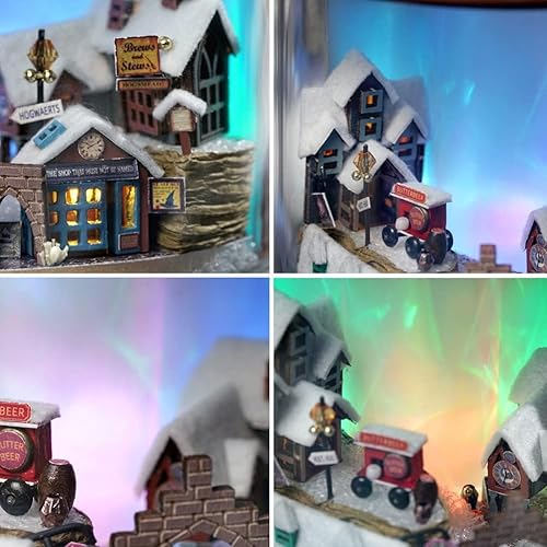 Miniatura 4 de Kit de casa de muñecas en miniatura y muebles, modelo de casa de muñecas en 3D con cubierta a prueba de polvo y LED, idea creativa de habitación