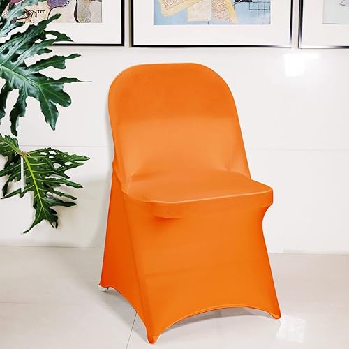 Vista 124 de Babenest Fundas plegables de elastano para sillas de Halloween, mejoradas, 10 unidades, universales, elásticas, lavables, protectores para bodas
