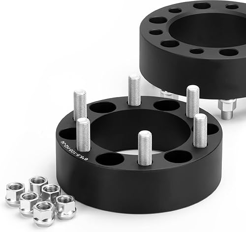 Miniatura 7 de KSP 6x5.5 Wheel Spacers for Chevy Silverado GMC Sierra, 2inch 6x139.7mm Lug Centric Spacer for Suburban Express 1500 Escalade Yukon, 50mm Wheel