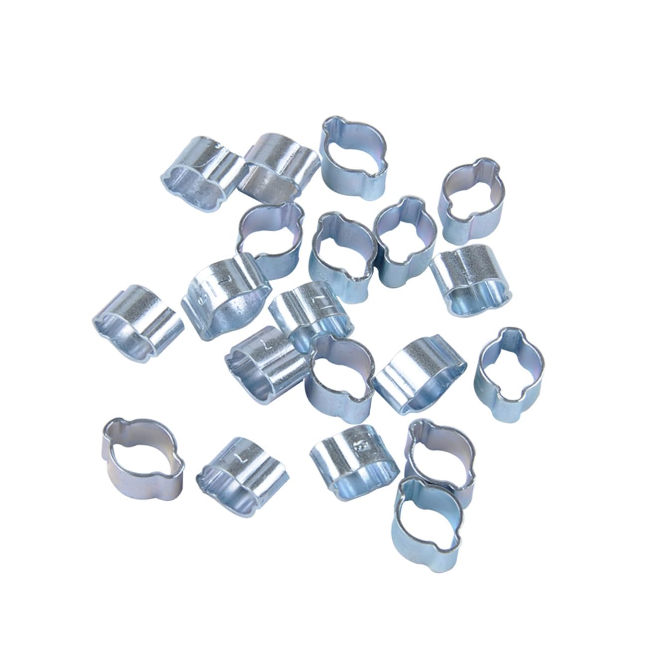 160pezzi Fascette Stringitubo in Acciaio Al Carbonio Specifiche Doppie Orecchie Fascette Stringitubo Idrauliche Per Tubi Aria Carburante Silicone Automobili