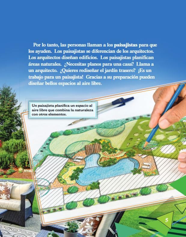 En el trabajo: Paisajistas: Perimetro (Mathematics in the Real World) (Spanish Edition) - Image 5