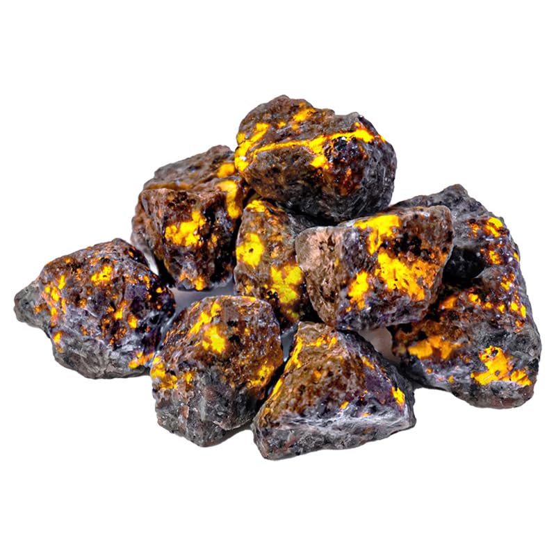 Cristales de llama en bruto LTRAJUYNH de 1kg para tamboreo de piedras