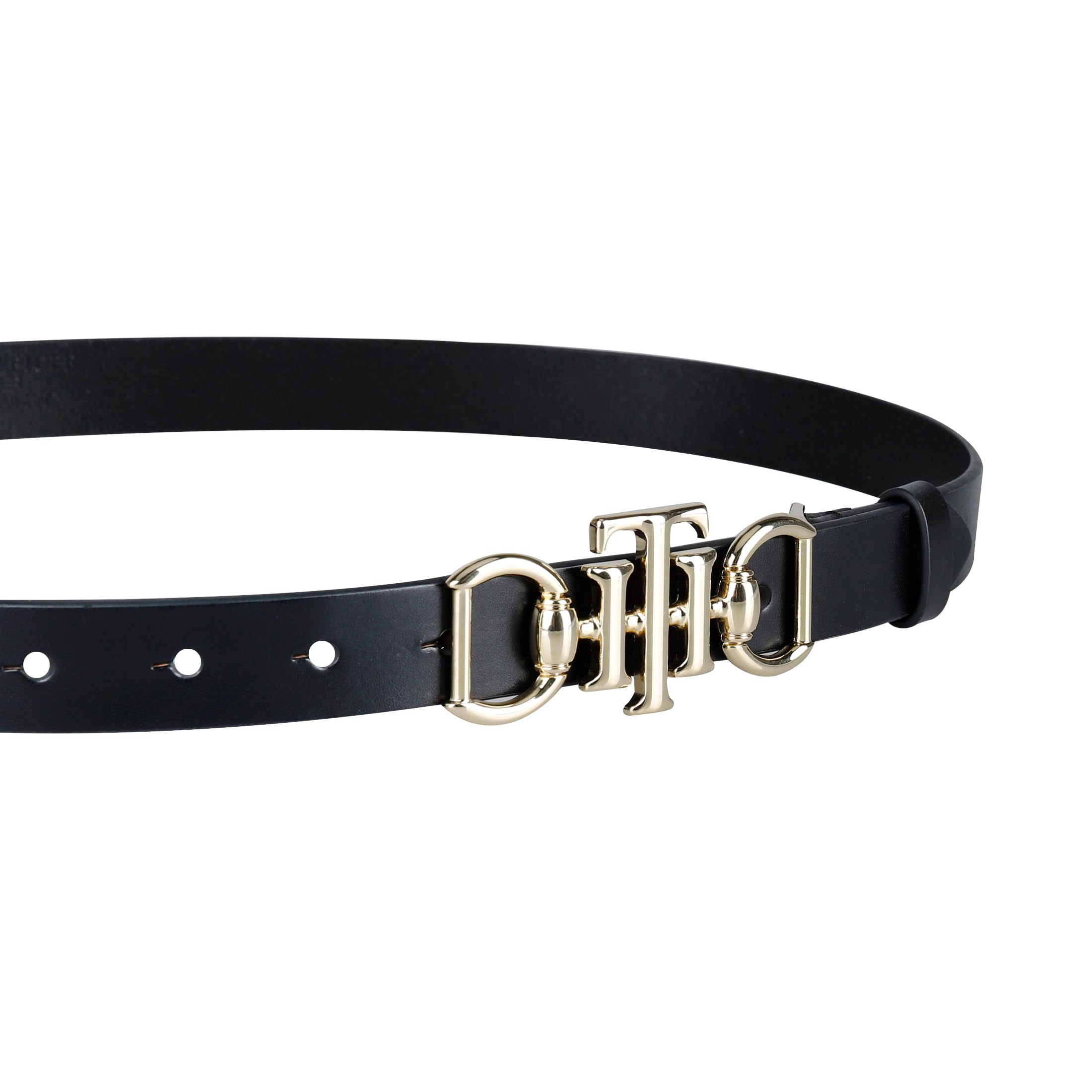 Tommy Hilfiger Hebilla de Placa de Horsebit Cinturón Mujer (Pack de 1)
