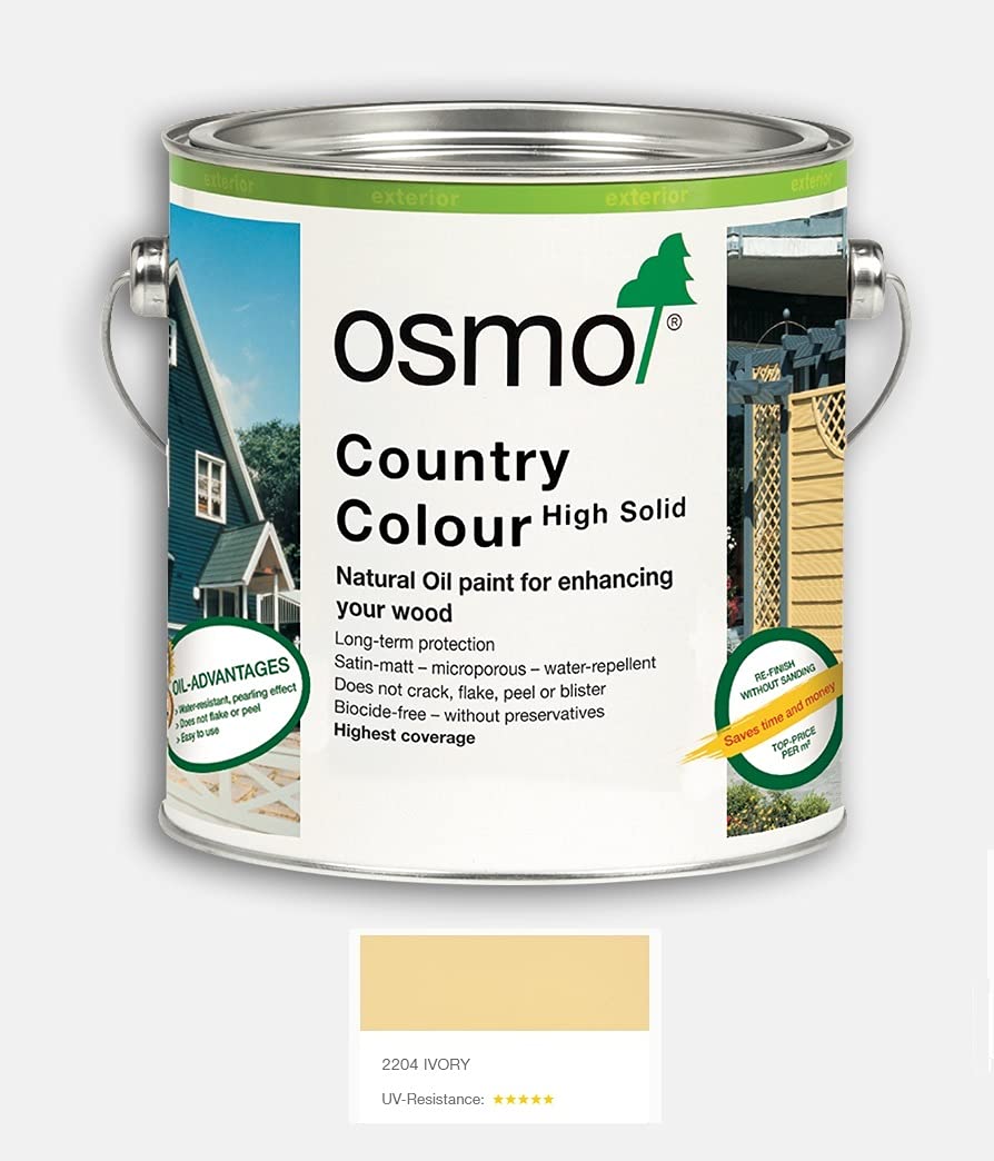 Osmo Country Colour 2204 Ivory2.5L from B&Q