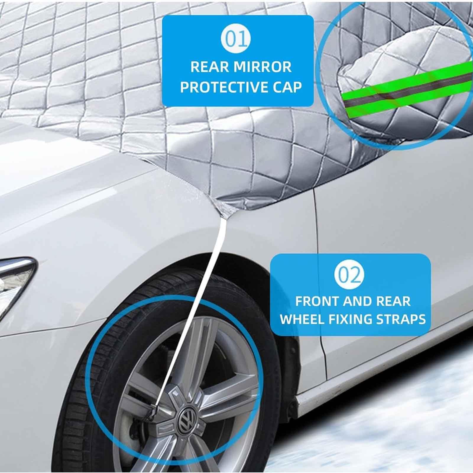 Frontscheibenabdeckung Winter Auto Für Opel Adam Hatchback 2012-2019, Frost Windschutzscheibenabdeckung Faltbar Autoscheibenabdeckung Sonnenschutz Schnee Zubehör