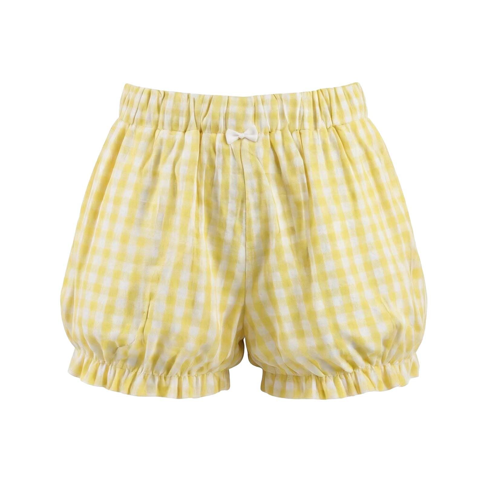 Generisch Mädchen Shorts Kinder Sport Shorts mit Elastische Bund und Hohe Taille Kurze Hosen Damen Leichte Atmungsaktive Baggy Sommer Elegante Bermudas Sport Strand Schule