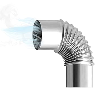 HAPPYNAO煙突セット HAPPYNAO煙突セット ステンレス製煙突 T曲り 106φ | 建築資材