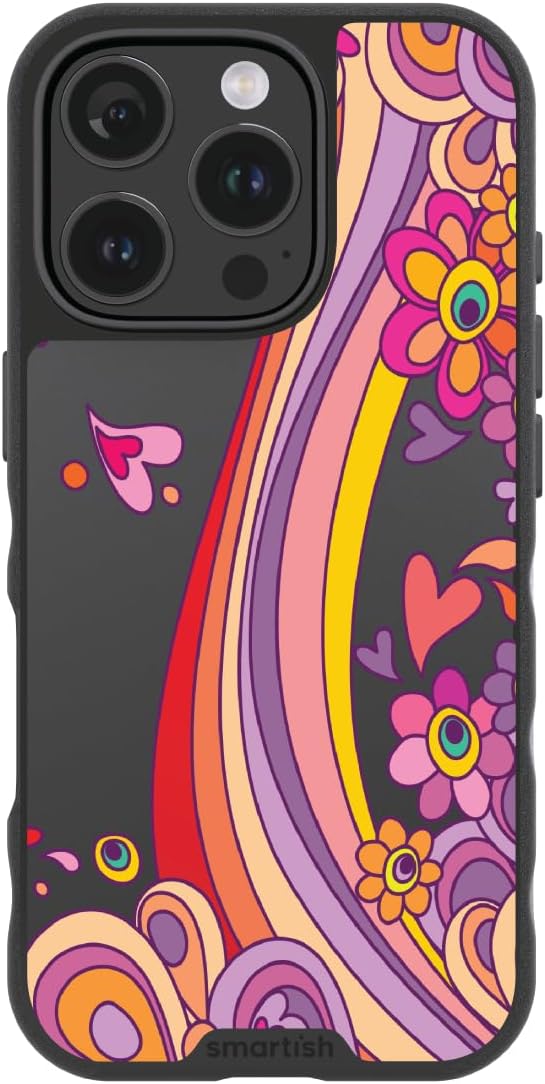 Smartish - Groovy Baby - iPhone 16 Pro MagSafe Case - Gripmunk [Lightweight + Protective] Thin Cover - Fits iPhone 16 Pro