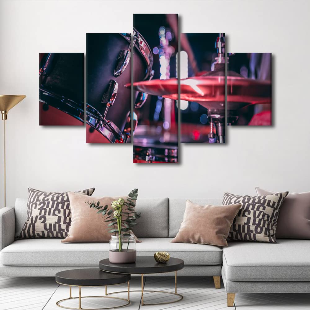 Amazon.co.jp: 音楽 芸術的 絵画 キャンバス ウォールアート 5ピース