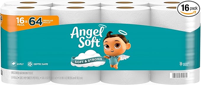 Angel Soft Toilet Paper from Amazon Marketplace