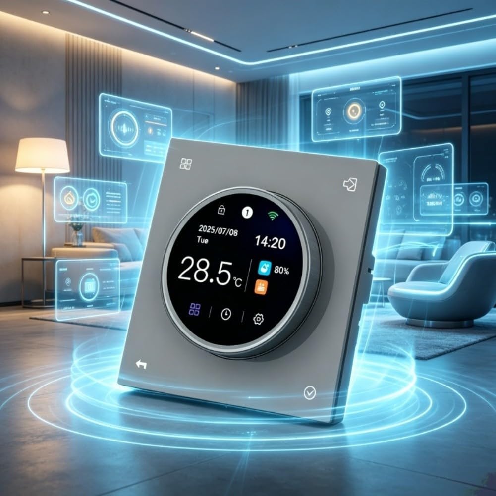 Termostato WiFi Pavimento Radiante Schermo LCD per tuya Termostato(3A Water heating)