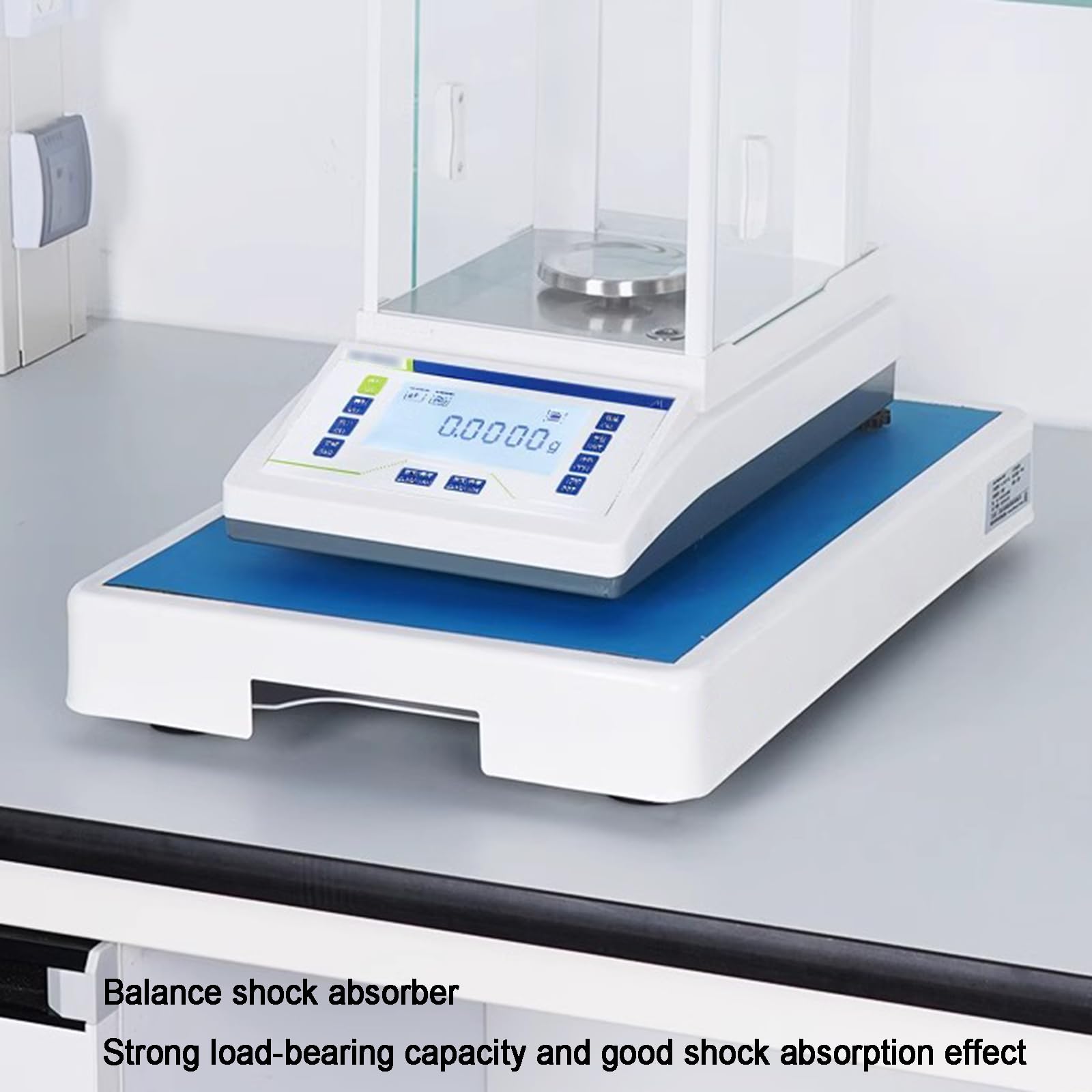 Plataforma Estable De Laboratorio, Plataforma De Medición De Acero Inoxidable, Capacidad De Carga De 50 Kg, con Almohadilla De Goma Amortiguadora De Golpes