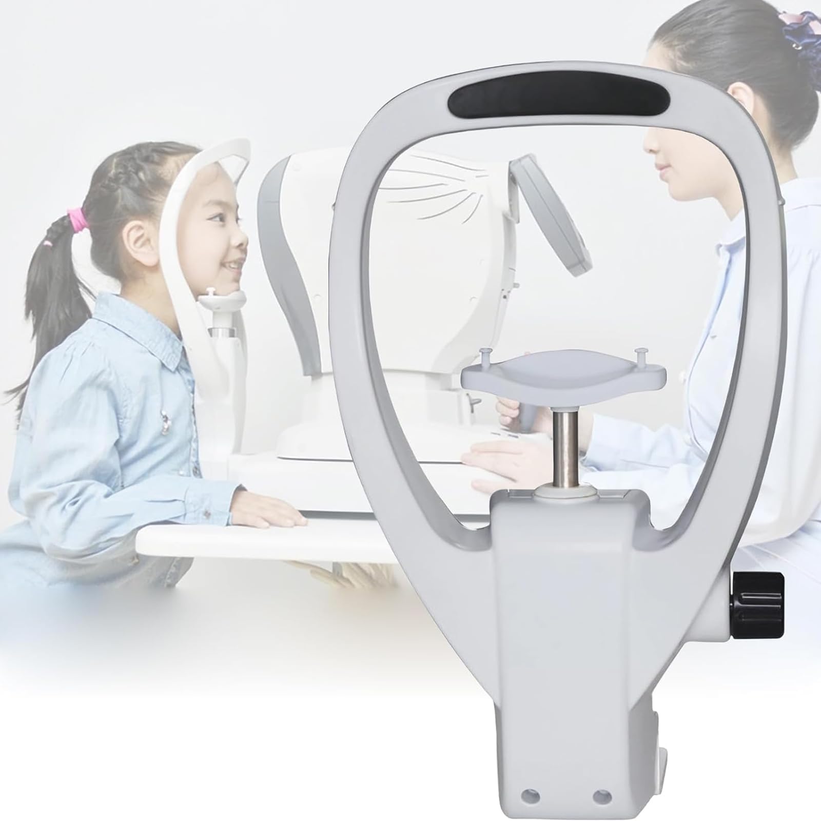 Adtzpc Adjustable Chin Rest For Optometry, Optical Chin Rest With Headrest, Professional Accessories For Opticians, Eye Care Centres, And Ophthalmology