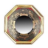 Yaoyijun Traditional Chinese Feng Shui Convex Alloy Bagua Mirror & Concave Bagua Mirror (Concave 4.7