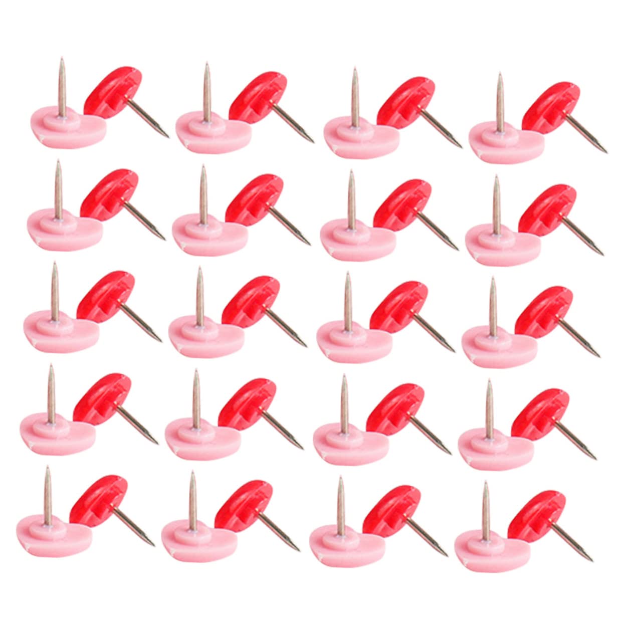 Chinchetas De Corcho Forma De Corazón Tachuelas De para Tablero De Anuncios Suministro De Oficina y Decoración De Pared