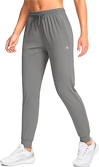 G Gradual Women's Joggers Pants with Zipper Pockets Tapered Running Sweatpants for Women Lounge, Jogging