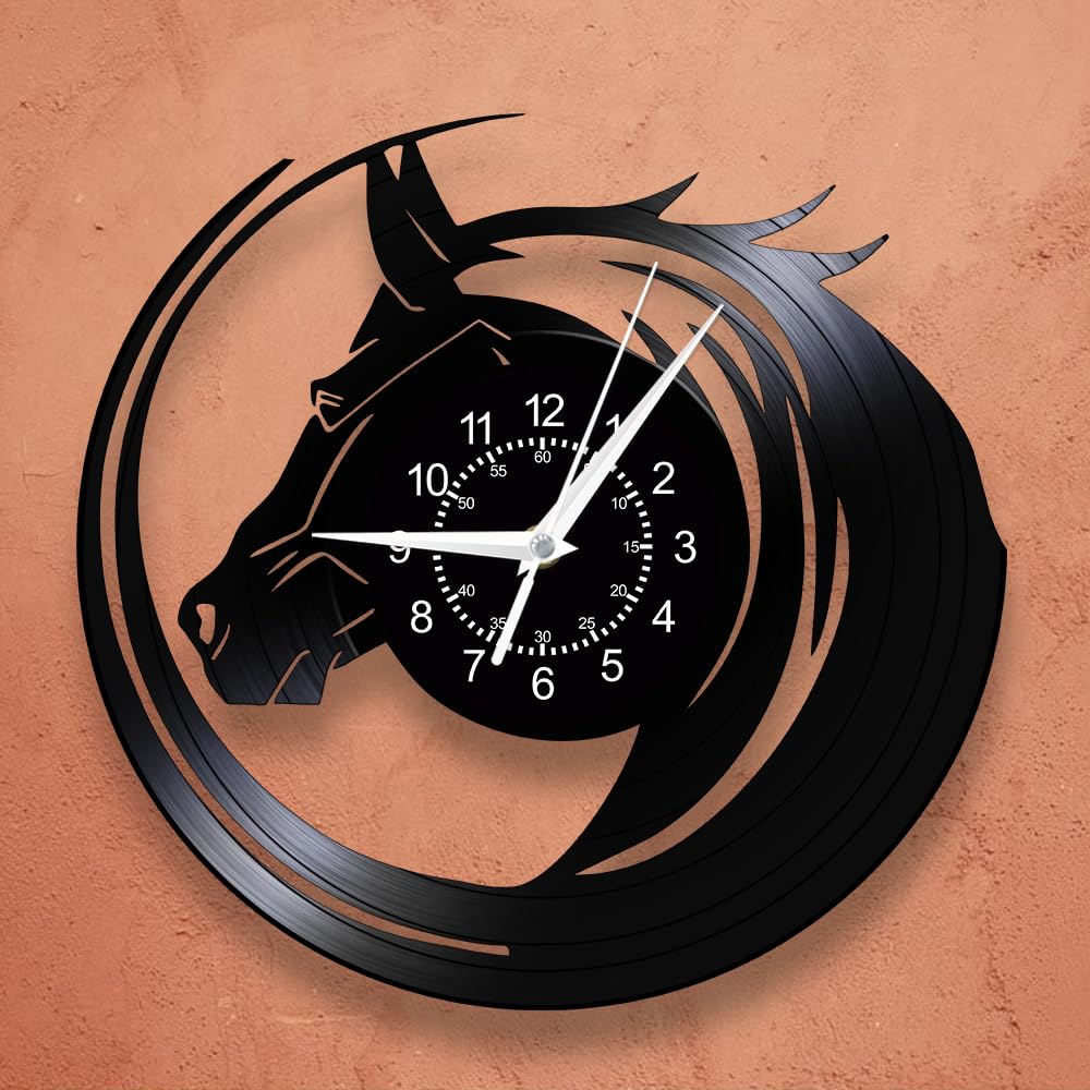 SRURLLUG Horloge Murale Lumineuse En Métal, Avec Contrôle Vocal, Horloge à Quartz Ronde, Silencieuse, Fonctionne Avec Piles, Pour Chambre à Coucher, Décoration De Maison, Cuisine, Bureau, Noir