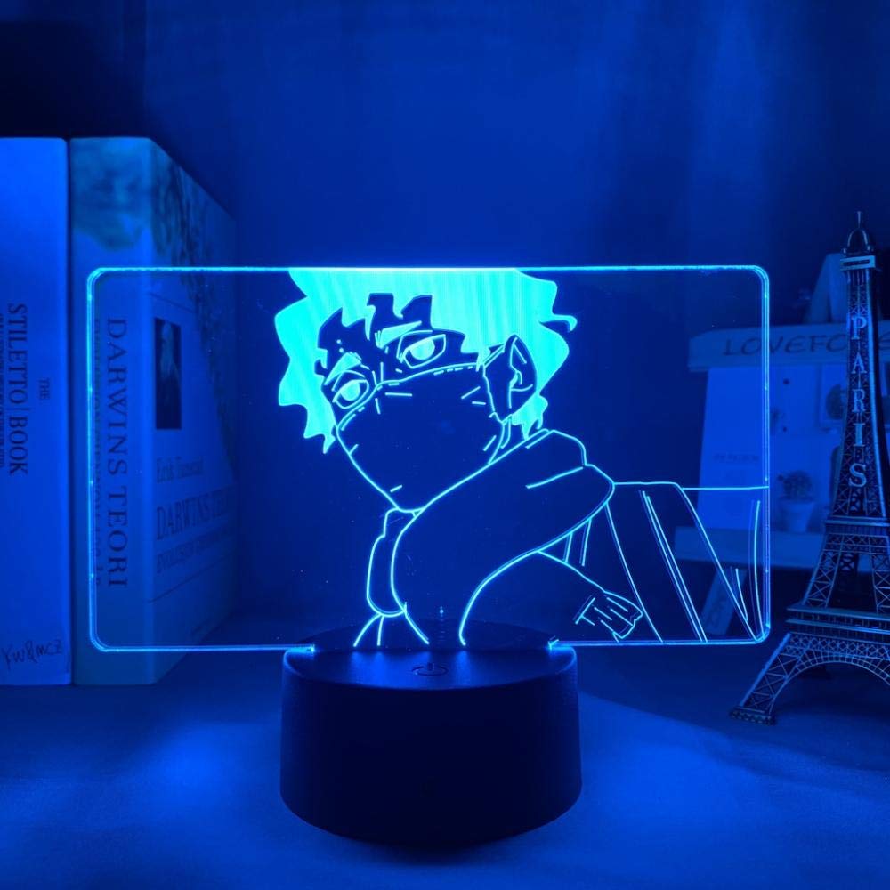 ZGSBT 3D Illusion Lamp LED Night Light Haikyuu Kiyoomi Sakusa Kiyoomi Sakusa for Bedroom Decor Kids Gift Haikyuu Christmas Creative Gifts for Boys and Girls