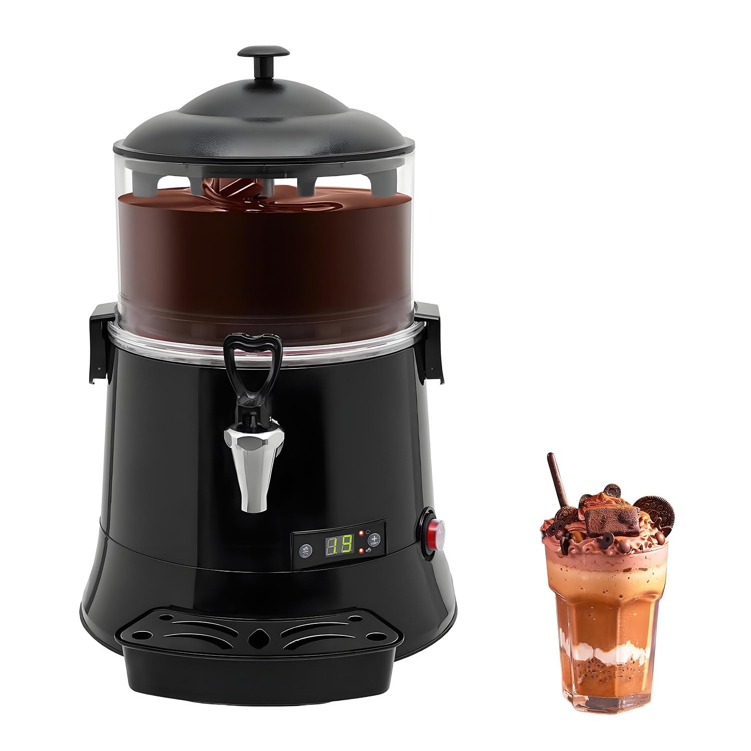 Machine à chocolat à température réglable pour la confection de desserts