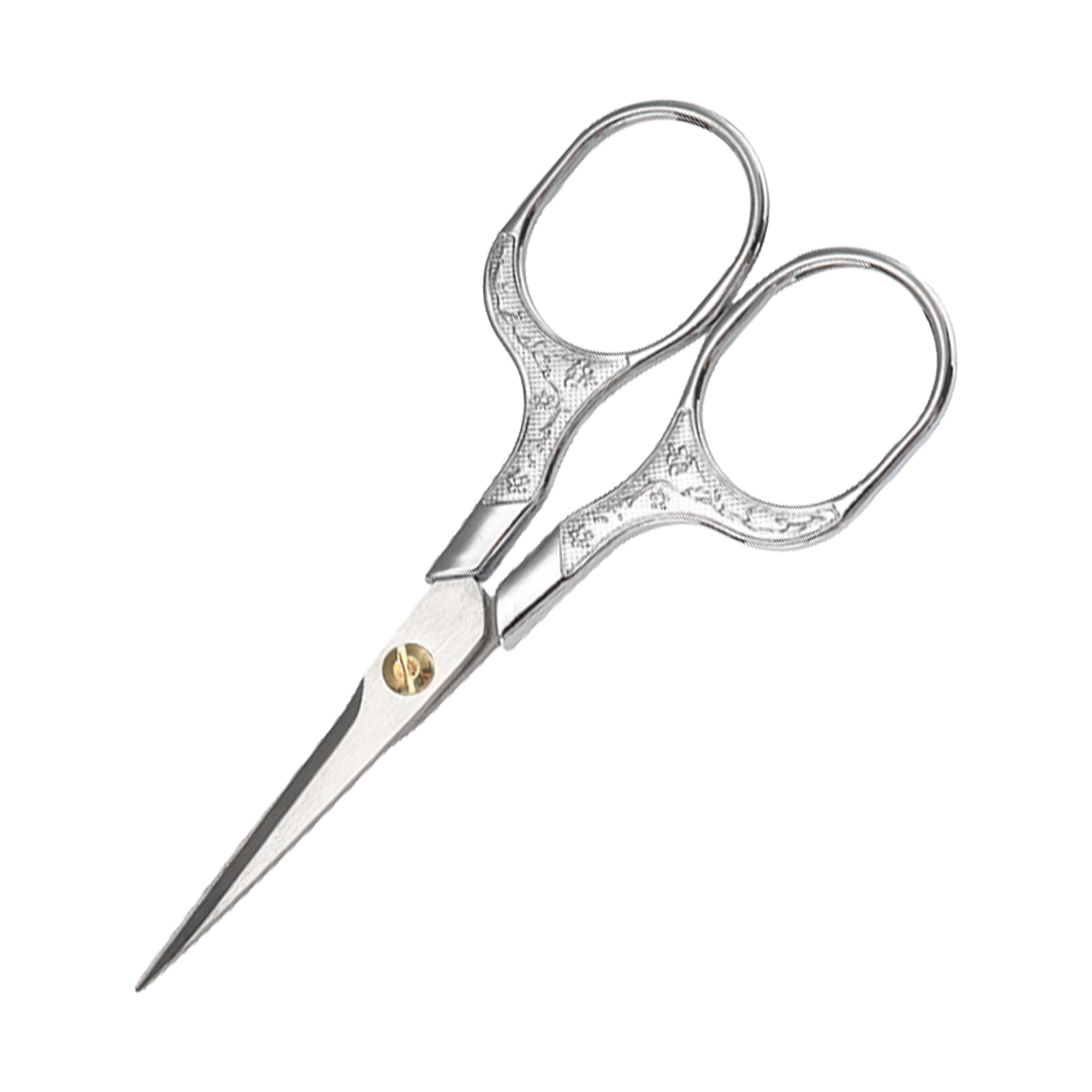 DEVENTORZ Embroidery Scissors, Sewing Scissors, Stainless Steel, Thread Cutting Scissors, Good Sharpness, DIY, Sewing Tool, For Handicrafts, Small Craft Scissors, Sharp, Non-Slip Grip, Easy to Hold : 