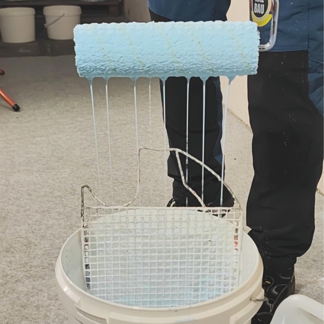 Tiefengrund LF Perfect 20 L, Voranstrich unter Abdichtungen, Grundierung für Putz, Beton + Farbroller 25cm Mikrofaser Set G01