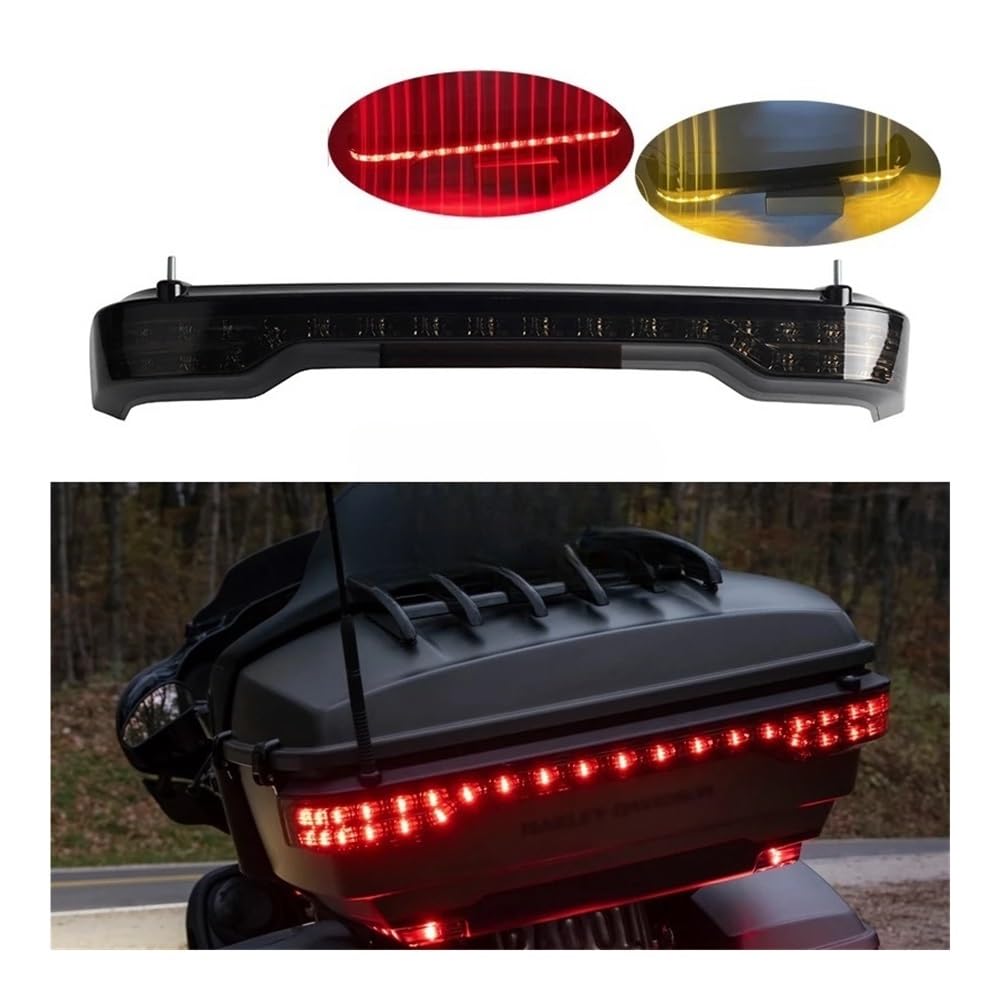 ZHANGTONG Intermitentes para Moto, Paquete de Parada de Freno Trasero para Motocicleta, luz Trasera de señal de Giro de Freno para Ha&rley para Touring Road para Glide