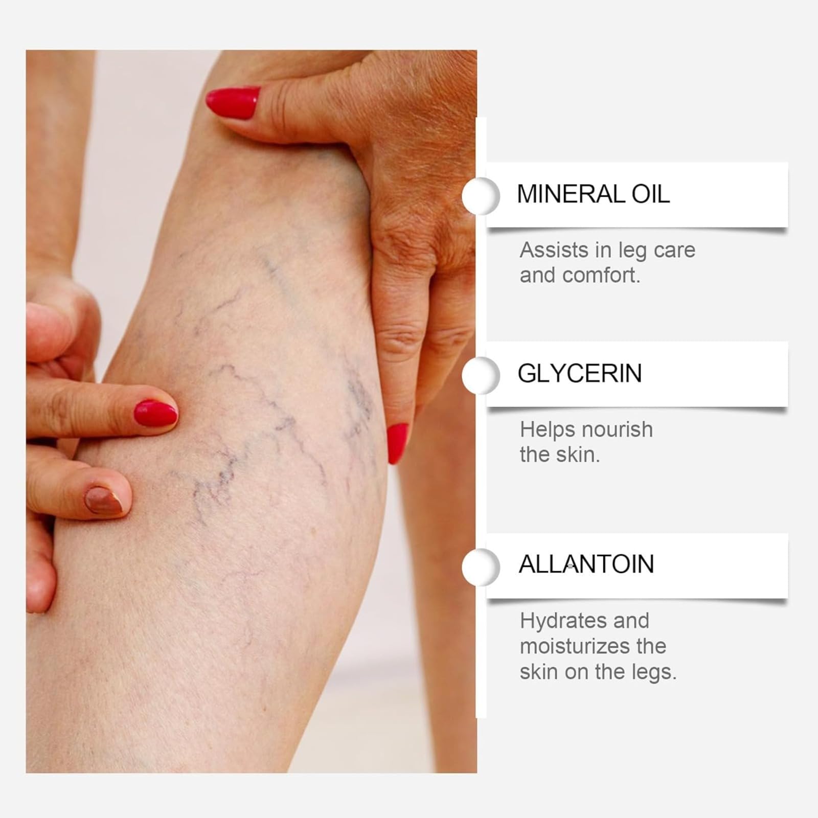 Healrize VeinTarget Microneedle Patch - Instant Relief, Beruhigende Entlastung für Beine, Waden (4 Stück)