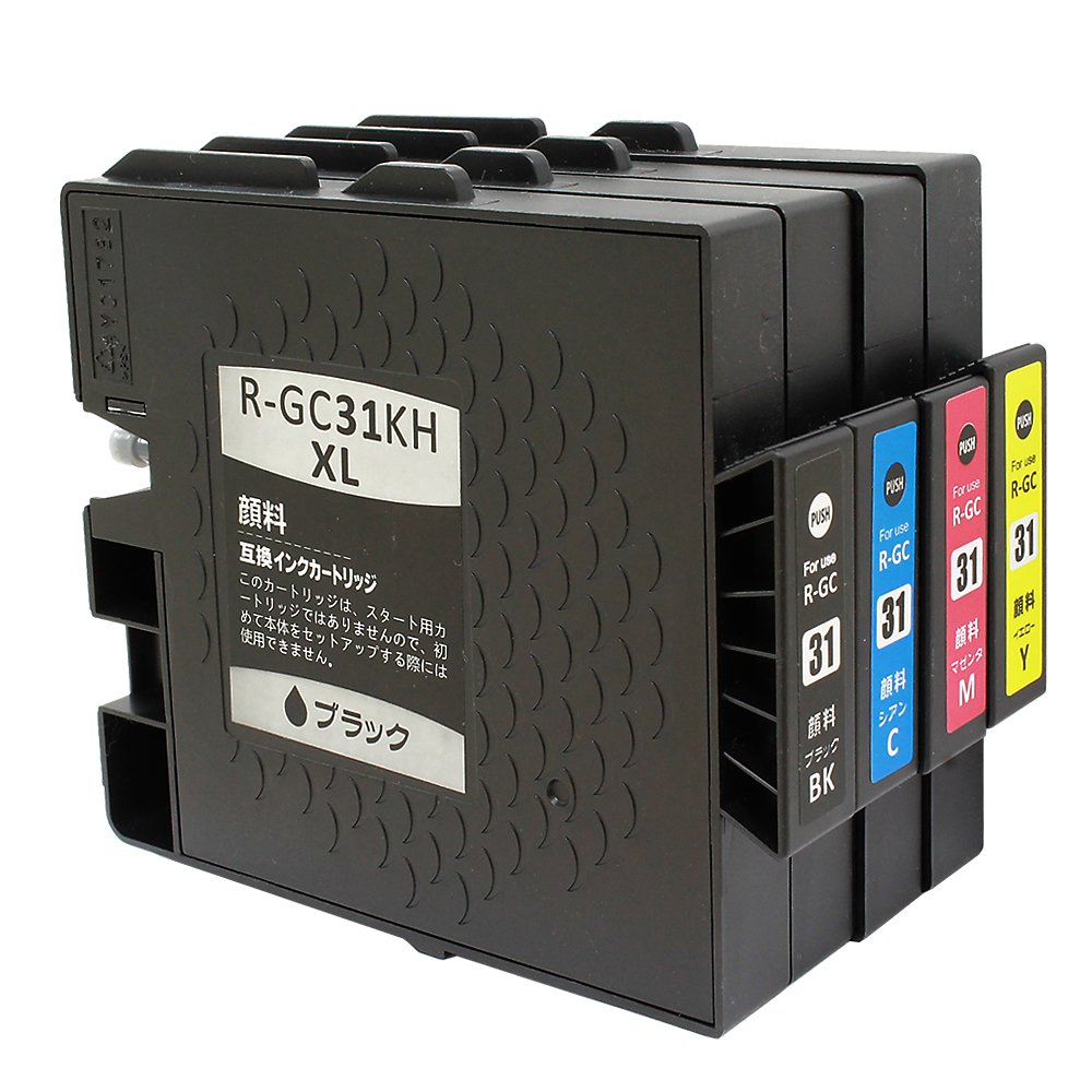 Amazon.co.jp: GC31H カラー4色セット 大容量Lサイズ ・互換インク 