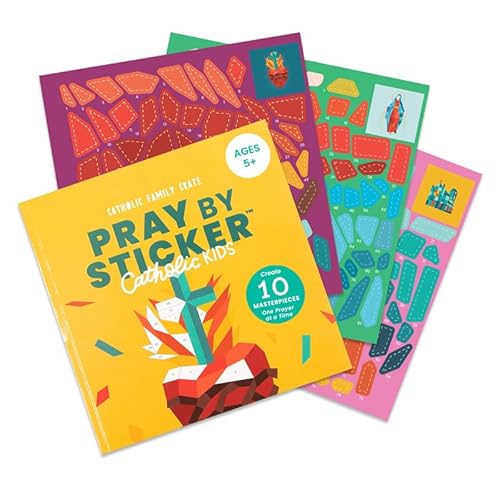 Pray by Stickers for Catholic Kids - 10 Pages First
