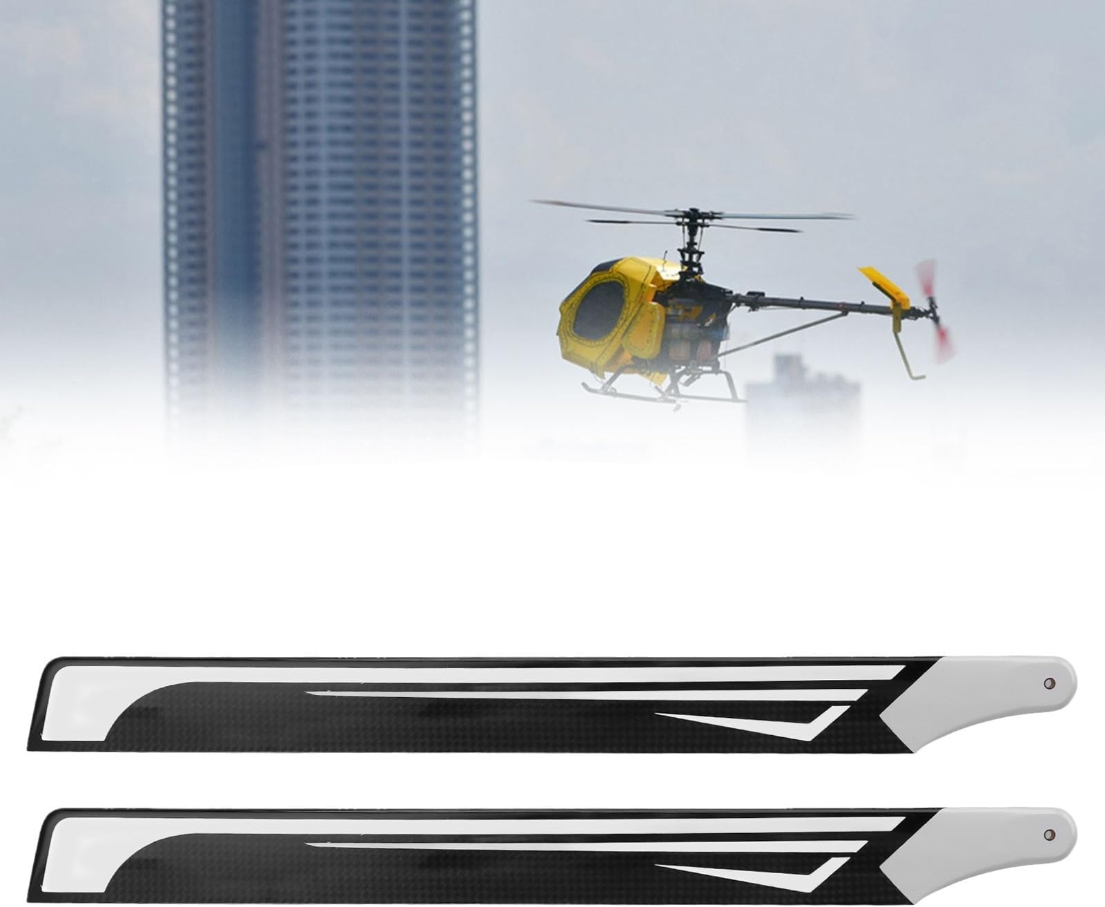 RC Helicopter Propellers, 2PCS Dual Propeller for Flywing FW450โV3, Replacement, Stable and