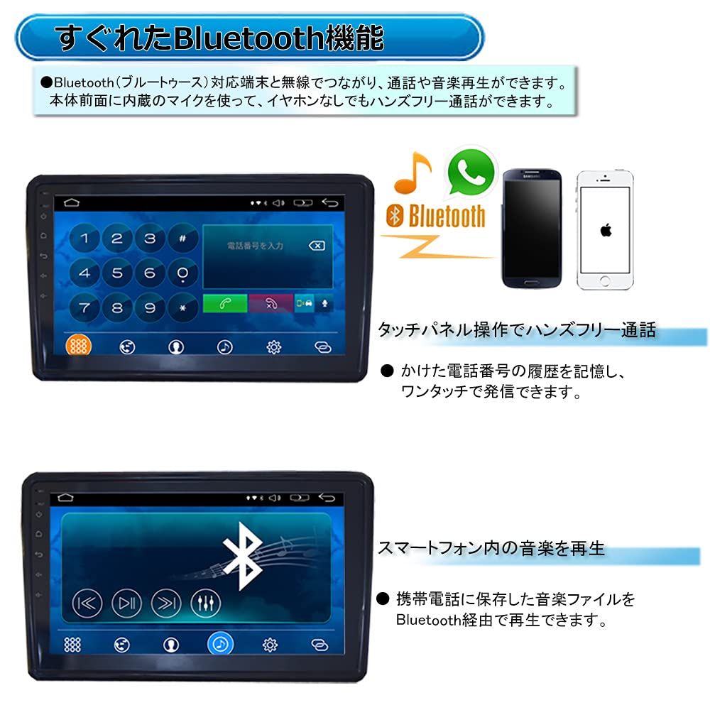 Amazon.co.jp: WOWAUTO 10.1インチ Android 車載DVDプレーヤー 2DIN