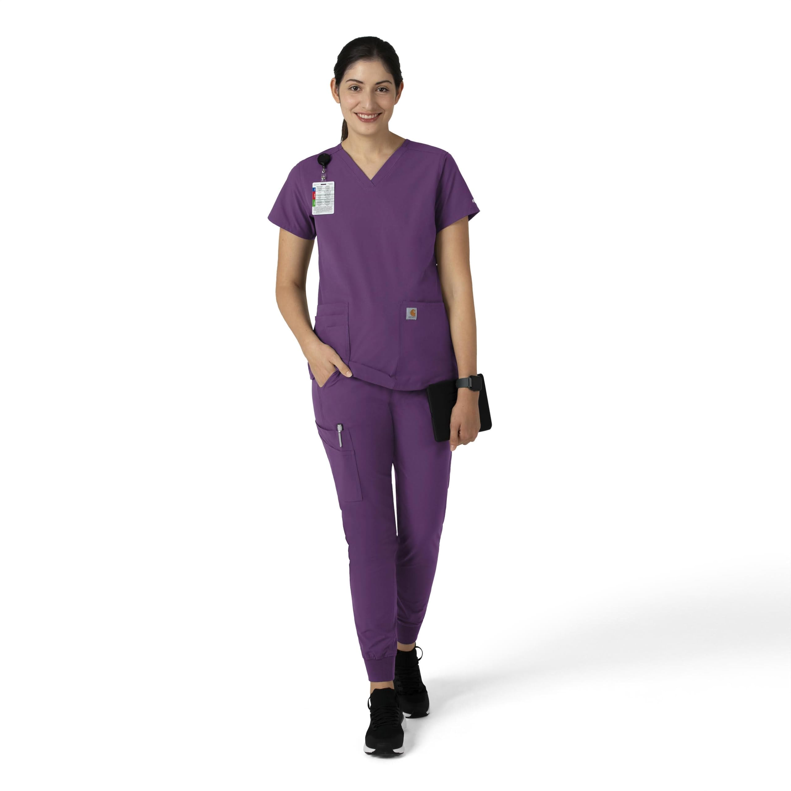 Carhartt Pantalón Deportivo Force para Mujer - Pantalones de Traje médico Mujer