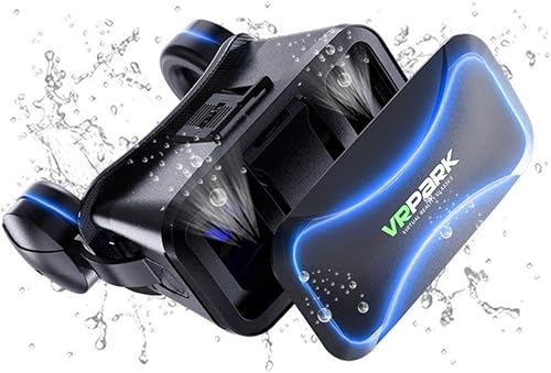 Miniatura 5 de Gafas de realidad virtual los lentes 3D de realidad virtual están equipados con auriculares para teléfonos inteligentes de 4.5 a 6.0 pulgadas, gafas