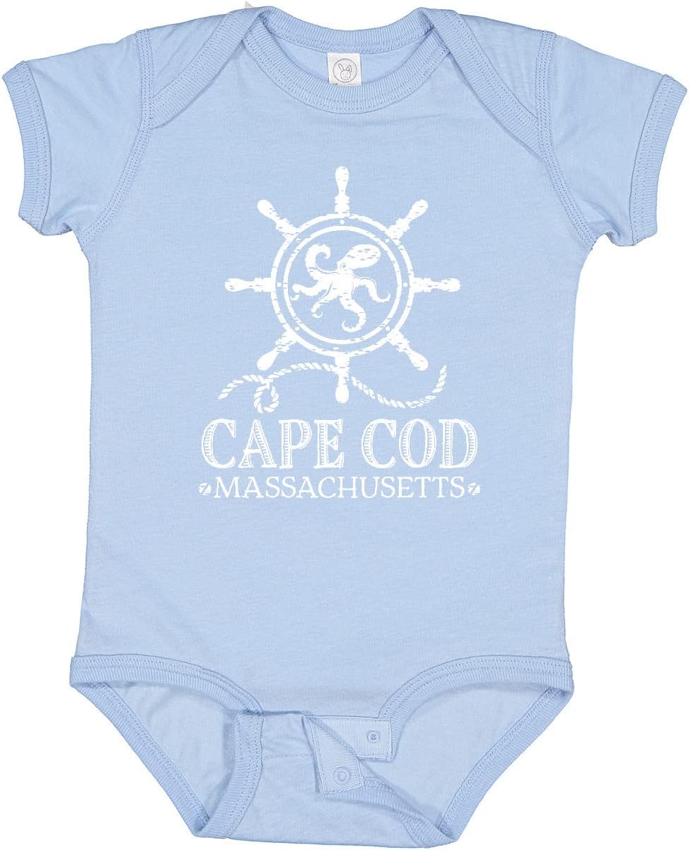 inktastic Cape Cod Massachusetts Nautical Baby Bodysuit