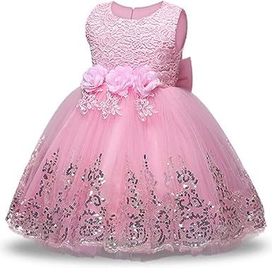 Vestido rosa niña Clearance